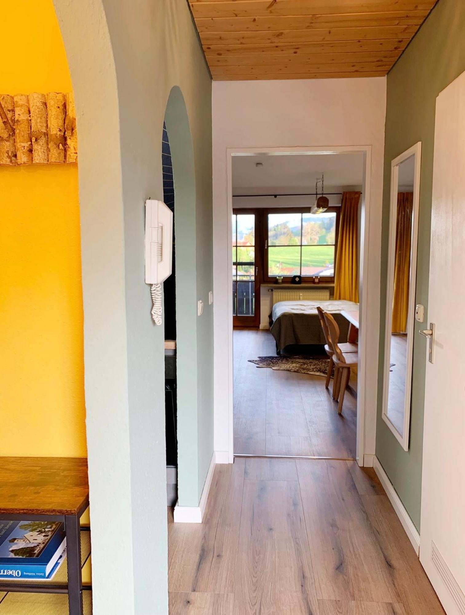 Lindners Hideaways - Bergnest Lodge - Bergblick Fewo 6 Pers Balkon Garten Hund Ski Unterkunft Luftkurort Oberreute Naehe Buchenegger Wasserfaelle Eistobel Bodensee المظهر الخارجي الصورة